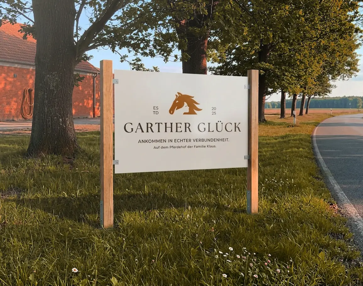 Hofschild Garther Glück